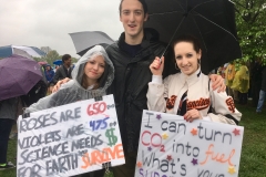 Jessica, Spyder, and Aubrey attend the March for Science in Washington, D.C., on April 22, 2017.